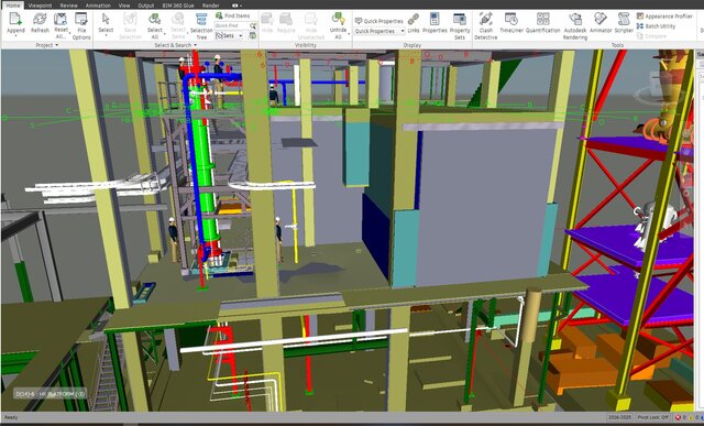 Industrial Plant 3D Model | Piping, Equipment & Structural Layout