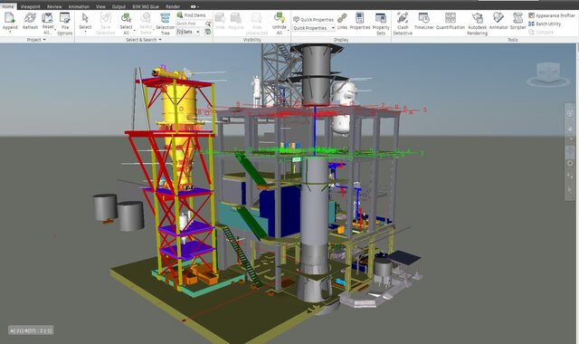 Industrial Plant 3D Model | Piping, Equipment & Structural Layout – image 3 of 4