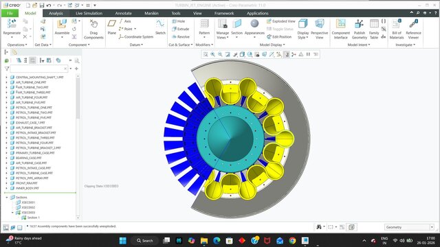 3D model of Jet Engine DesigN