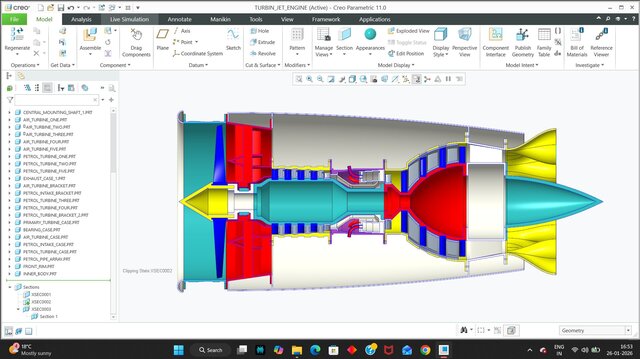 3D model of Jet Engine DesigN