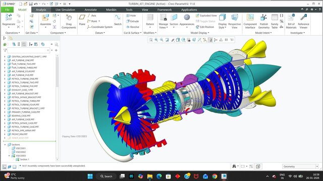 3D model of Jet Engine DesigN