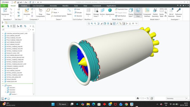 3D model of Jet Engine DesigN