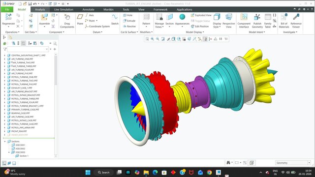 3D model of Jet Engine DesigN