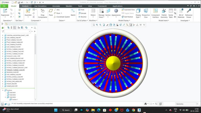 3D model of Jet Engine DesigN
