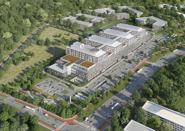 Hospital Tallinn — Atmospheric Visualization of a Next-Generation Healthcare Facility