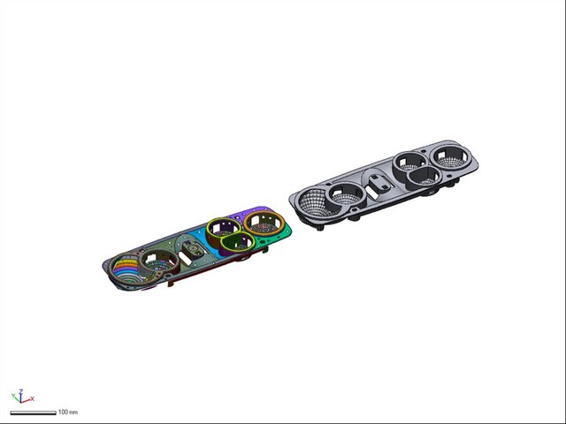 3D model of reflector lamp