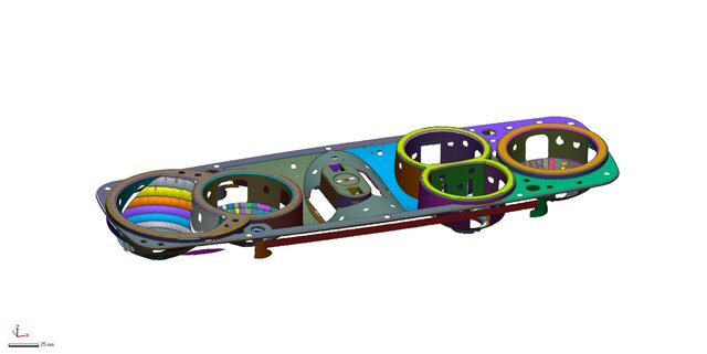 3D model of reflector lamp
