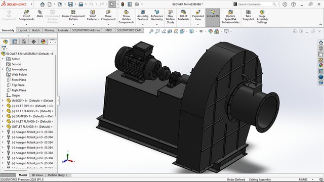 3D model of BLOWER ID FAN