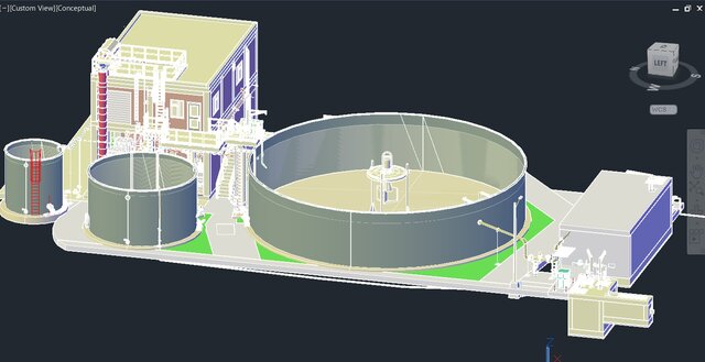 3D model of Draw P&ID and layouts with 3d