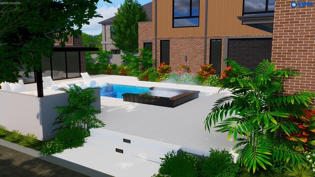 3D model of Cedar Lane Residence(USA)