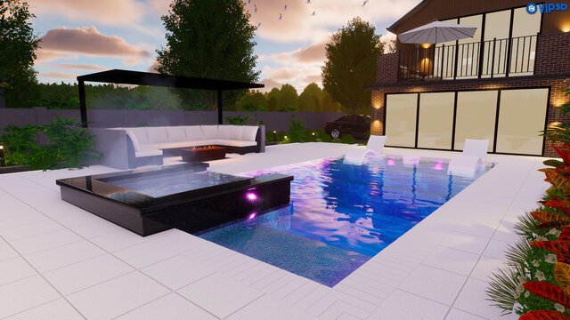 3D model of Cedar Lane Residence(USA)