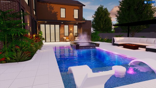3D model of Cedar Lane Residence(USA)