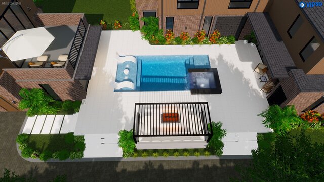 3D model of Cedar Lane Residence(USA)