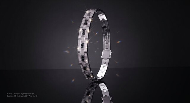 The Monolith Grid Pavé | Bracelet CAD Engineering – image 4 of 16