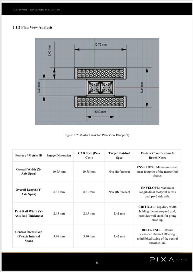 The Monolith Grid Pavé | Bracelet CAD Engineering – image 15 of 16