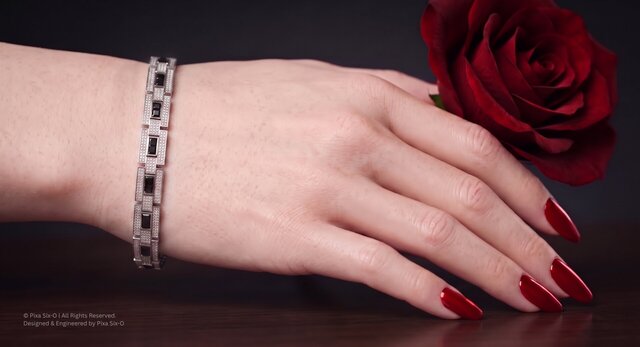 The Monolith Grid Pavé | Bracelet CAD Engineering – image 6 of 16