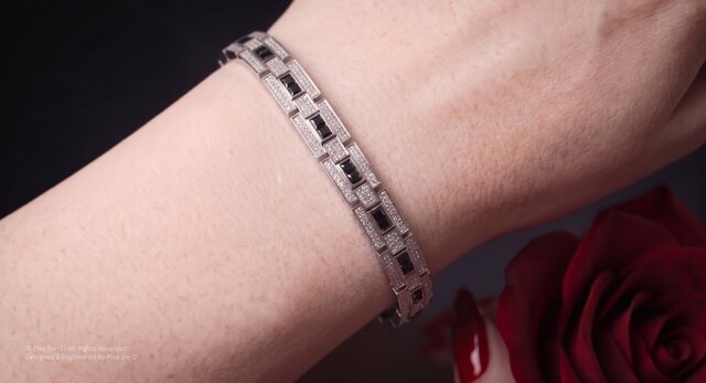 The Monolith Grid Pavé | Bracelet CAD Engineering – image 5 of 16