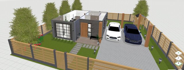 two-story house