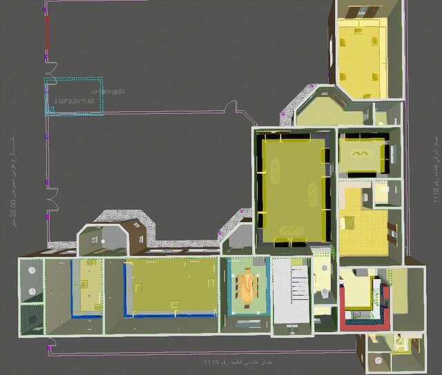 3D model of Lighting design