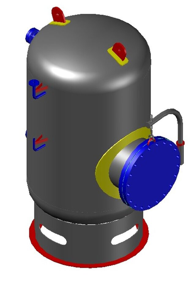 3D model of Static equipments