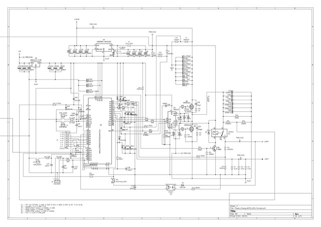 3D model of STM32G474 Automatic 12 V Battery Charger - Engineering Prototype