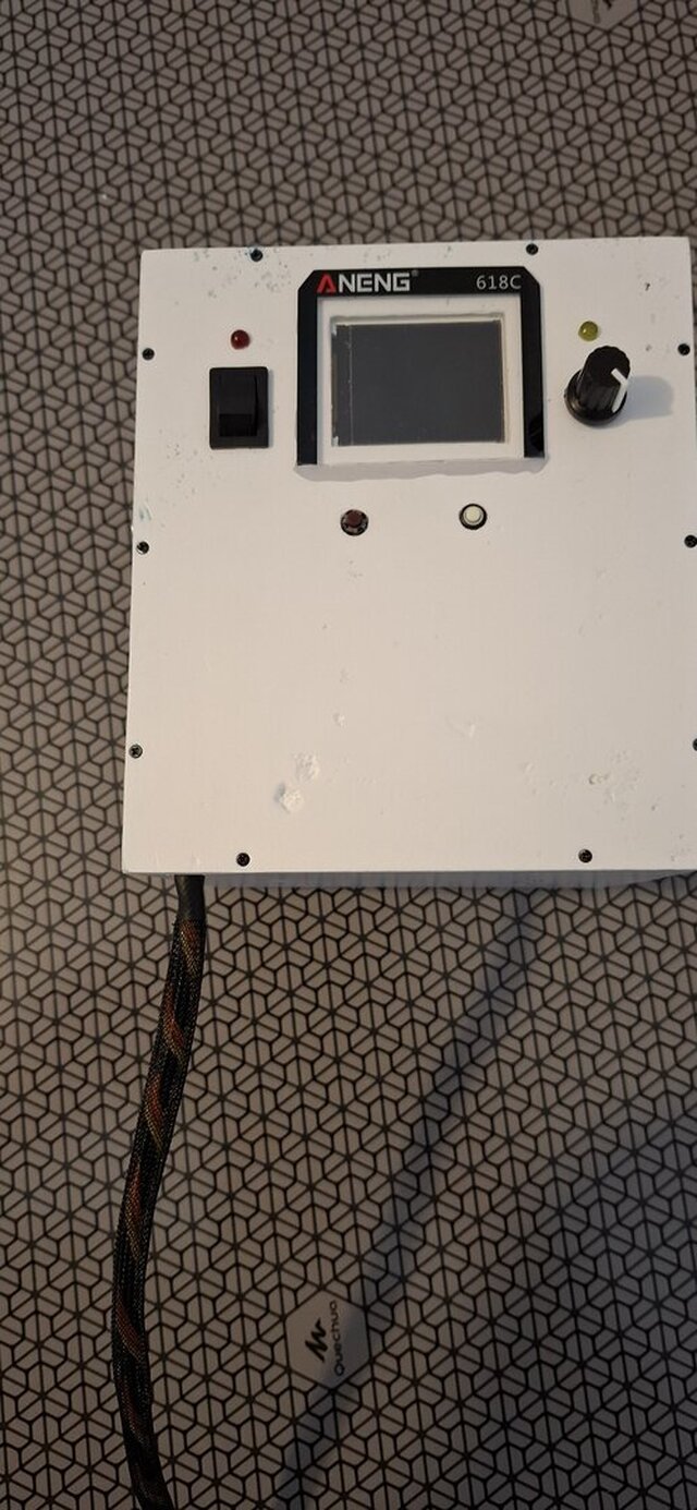 3D model of STM32G474 Automatic 12 V Battery Charger - Engineering Prototype
