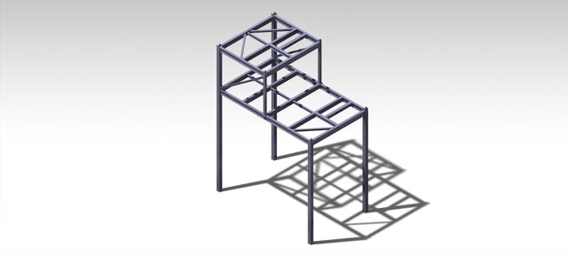 3D model of Steel Structure Design