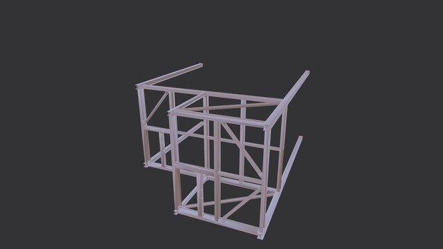 3D model of Steel Structure Design
