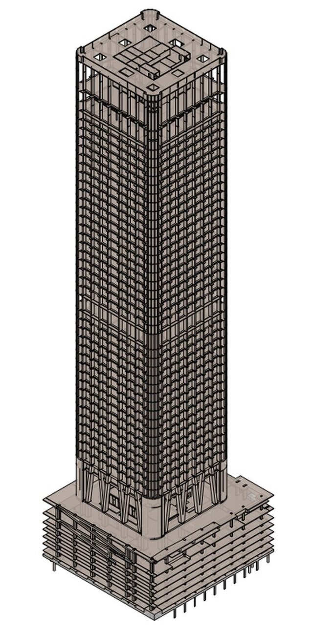 Revit Structural BIM Model: Concrete, Steel & Wood Frame Structures with Details – image 3 of 7