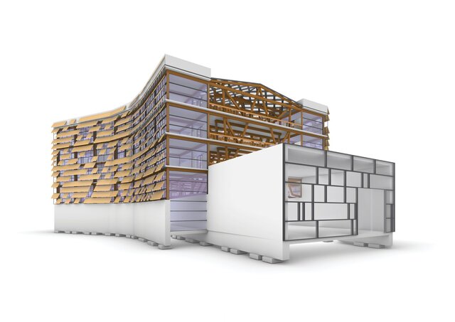 3D model of Makers space- Architecture Design