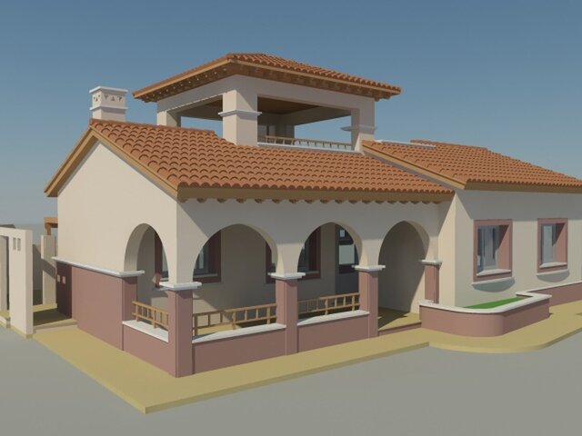 3D model of Architectural Visualization & 3D Residential Rendering