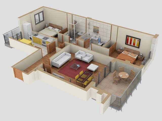3D model of Architectural Visualization & 3D Residential Rendering