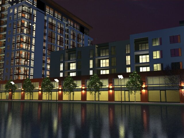 3D model of Architectural Visualization & 3D Residential Rendering