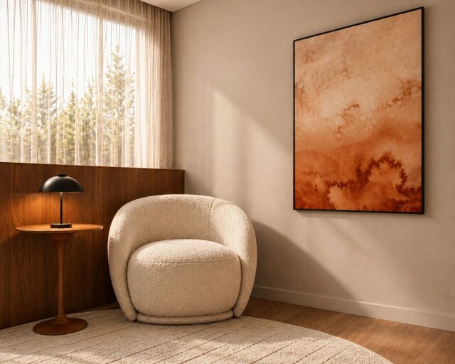 Serene Modern Bedroom – Photorealistic 3D Interior Rendering
