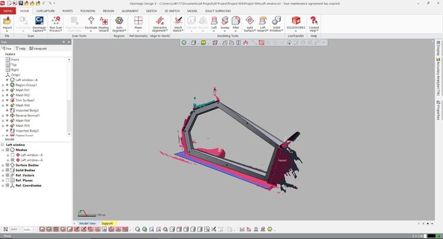 3D model of Previous work