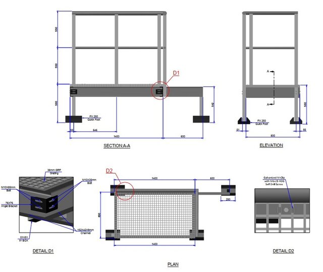 3D model of Previous work