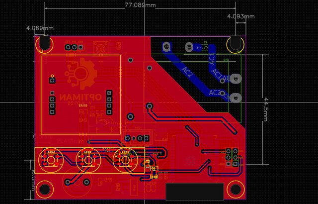 Industrial Production Monitoring & RFID Tracking PCB
