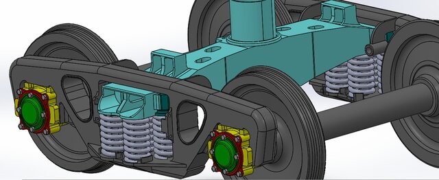 3D model of train project