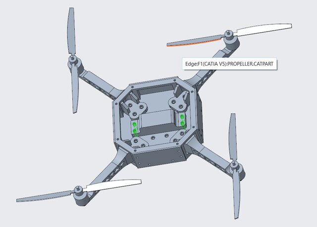 3D model of Drone Assembly