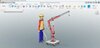 hydraulic-portable-crane-design-200kg-capacity-manually-operated- design by niteshsonawane