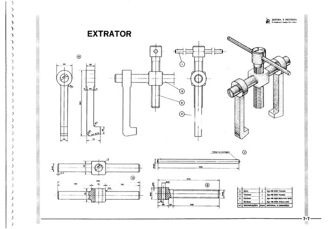 3D model of Bearing Puller Design & Assembly