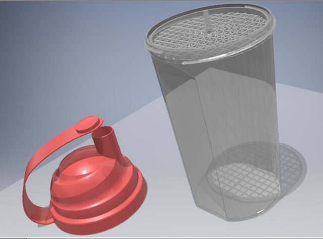 3D model of giblet-screw-chiller