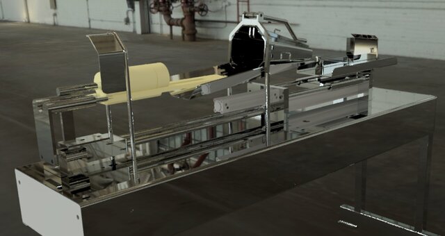 3D model of giblet-screw-chiller