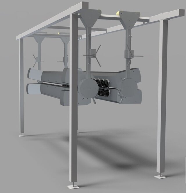 3D model of giblet-screw-chiller