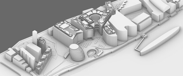 3D model of More London Site model