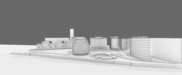 3D model of More London Site model