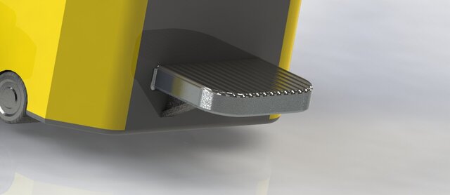 3D model of Forklift Tracker Concept