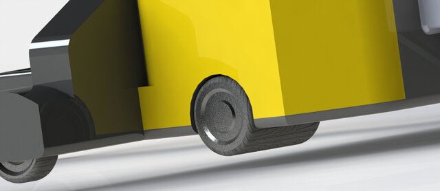 3D model of Forklift Tracker Concept