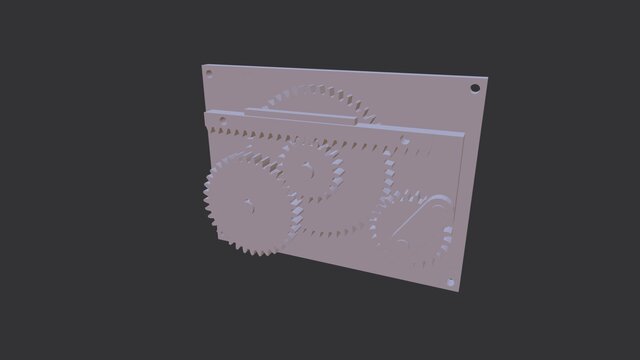 Parametric Gear and Rack Assembly Mechanism (3D Printable Mechanical Model) – image 2 of 2