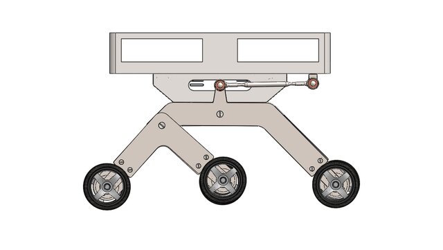 3D model of Mars Rover Assembly – SolidWorks 3D CAD Model